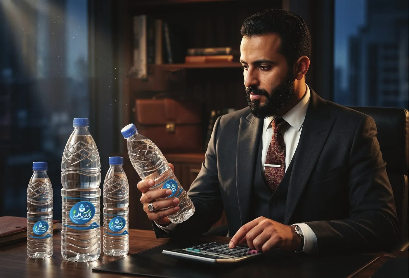 Investor reviewing the Al Saqi product range
